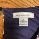 Liz Claiborne dress. Navy/coral/white. Size Small Photo 10