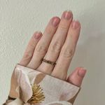 Copper Floral Inset Band Ring “Pieta” Tarnished Brass Gold Circles Boho Jewelry Brown Photo 1