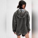 Free People FP NWT Your Favorite Washed Hoodie L Photo 2