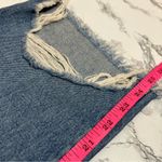 J.Crew  Slouchy Boyfriend Capri Jeans Distressed Rocky Wash Raw Hem Sz 32 petite Photo 7