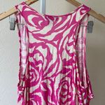 I.N.C cute pink floral mini ruffle rayon tank dress Size XL Photo 3