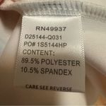 Tail Athletics Madre White & Pink Crewneck Balloon Sleeve Soft Polyester Dress Size L Photo 3