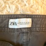ZARA  Black Straight Leg Cargo Pants Photo 4