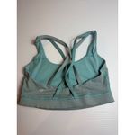 Lululemon  Sports Bra‎ Light Support Crisscross Back Teal Blue Activewear 6 Photo 3