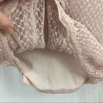 Free People  Nude Mixed Mesh Bodycon Tan Dress XS Photo 4