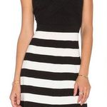 Trina Turk Envy Black White Stripe Sweater Dress NWT Size M Photo 0