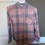 flannel hoodie Pink Photo 0