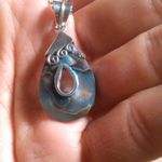 Abalone Sterling Silver Pendant Stainless Steel Necklace Photo 12