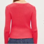 Velvet by Graham & Spencer Hydie Button Front Cardigan, Rose, Size Small, NWT Pink Photo 3