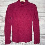 Sundance XS Pink Silk Blend Knit Turtleneck Sweater Photo 0
