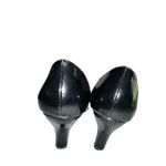 Silver Slipper  Elegant Black patten leather Women's Shoes. Photo 5