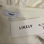 Likely  Lilah Sleeveless Ruffle- Hem Dress in White Size 0 NWT Photo 8