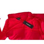 Bebe  Cherry Red Solid and Sheer Bandage Dress Women's Size S New With Tags! Sexy Photo 5