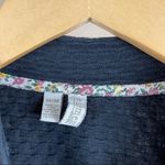 Element Medium Textured Mock Neck Long Sleeve Fit and Flare Dress Skater Swing Black Photo 3