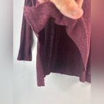 American Eagle Outfitters L Pullover Knit Long Sleeved Tunic Top in Berry Photo 3