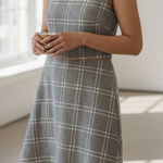 Sail To Sable  Plaid Wool Fit & Flare Dress Size 6 Photo 0