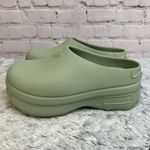 Adidas Adifom Stan Smith Mule Silver Green Women’s Size 8 Platform Clog Photo 2