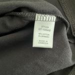 Zenana Outfitters V-neck black Gorpcore athleisure minimalist cotton short sleeved top S Photo 3