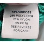 Philosophy Green V-Neck Sweater Classic Soft Knit Long Sleeve Pullover Size S Photo 3