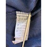 Brandy Melville  Faux Wrap Blouse Navy Blue Tie Back Concert Festival Cute Top‎ Photo 4