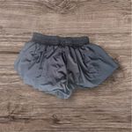 Luogongzi 2 in 1 Flowy Running Shorts Womens Black Training Gym Small Photo 1