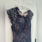 City Triangles City Triangle Dark Navy Blue Sequin Sparkle Maxi Formal Gown Women’s Size S/4 Photo 4