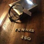 Signed John Candice Tennis Leather Bracelet Rhinestone Black Photo 1