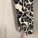 Tory Burch navy white floral print pencil straight skirt women size 6 Photo 3