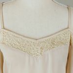 Anthropologie  Paper Crane Cold Shoulder Lace Blouse Size M Cream Boho Fairy Photo 4