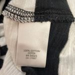 Banana Republic Black & White Striped Short Sleeve Cotton Mini Dress Size SP Photo 11