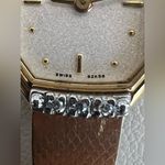 Bulova Ladies Watch RARE Vintage Diamonds Gold-Tone Bracelet 1968 Inscription Photo 7