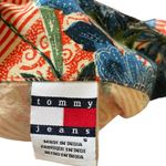 Tommy Hilfiger Vintage Orange Boho Hippie Western Cottagecore Floral Wrap Skirt Photo 5