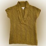 Charter Club  Cowl Neck Sweater in Olive Sz M Photo 0