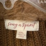 Song in Spirit XXL Jacket/ Cardigan brown color excellent condition Photo 1