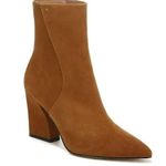Franco Sarto Booties Whiskey Tan Suede 8M Photo 0