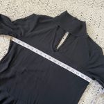 Diane Von Furstenberg  Kalesta 100% Silk Peplum Blouse Black (Size 6) office work Photo 4