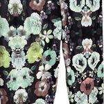H & M Floral Stretch Yoga Full Workout Casual Lounge Leggings Black S Photo 1
