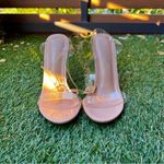 Cape Robbin NWOT Maria-2 Clear Nude Chunky
Block High Heels Open Toes, Size 6 Photo 2