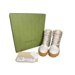 Gucci NIB GG Supreme Combat Boots in White Size 40.5 Photo 1