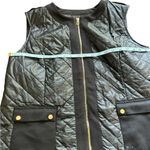 Jones New York Women's Quilted Vest Black Size XL Full Zip Pockets Photo 8