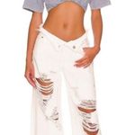 NWT SER.O.YA Ollie Distressed WideLeg Jeans White Sz 27 $275 Photo 0