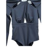 Bardot Black Twisted Cut Out Long Sleeve Bodysuit XXS 2 Photo 4