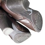 Croft & Barrow  Ortholite Ankle Booties Block Heel Side Zip Brown 9.5 Photo 3