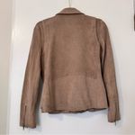 Market & Spruce  Faux Suede Zip Moto Jacket Photo 2
