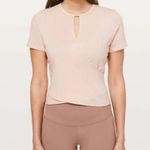 Lululemon - Round Trip Short Sleeve Heathered Nudie Wrap Lightweight Photo 3