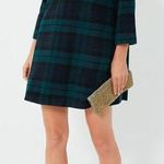 NEW Tuckernuck Black watch Plaid Daphne Dress Women XS Green Wool Tartan Holiday Photo 0