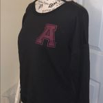 "A" Long sleeved Crew Neck Black Size L Photo 3
