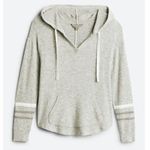 Market & Spruce Kallon Gray Brushed Knit Hoodie Size XS Petite Photo 0