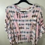 Entro NWOT Tie Dye Shirt with Fringe Photo 8
