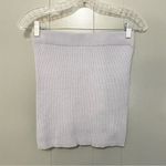 Pink Rose Blue Periwinkle Soft Ribbed Knit Full-zip Top Skirt Matching Set S Photo 8